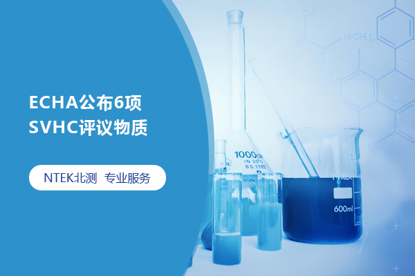 ECHA公布6項(xiàng)SVHC評(píng)議物質(zhì)